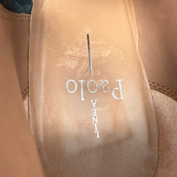 Linea Paolo Platform Wedges Women's 7 Black Leather Felicia Booties EUC - Picture 9 of 10